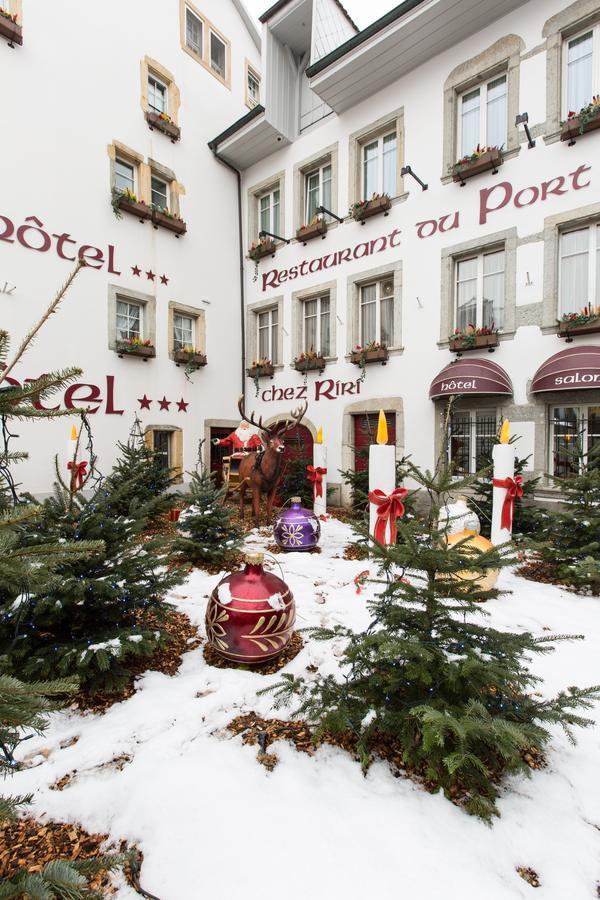 Hotel Du Port - Free Parking - Breakfast Included Estavayer-le-lac Exteriör bild